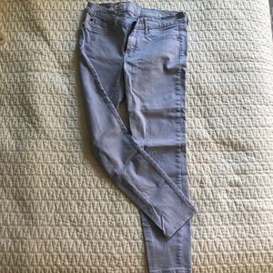 Baby blue skinny jeans